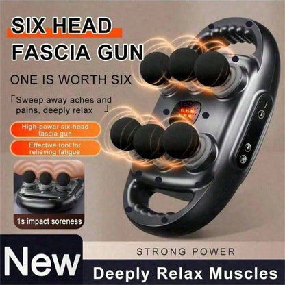 6 Head Massage Gun